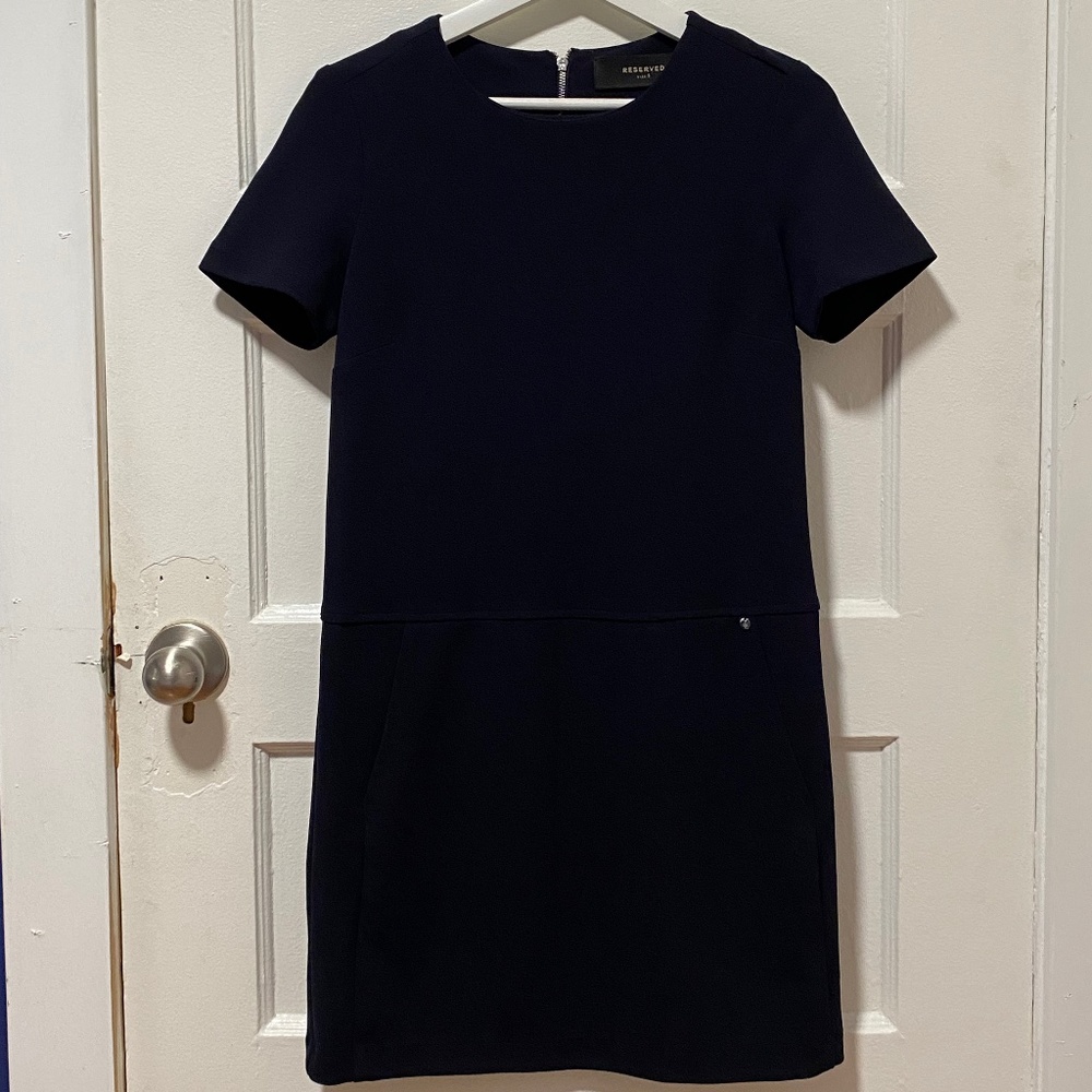 RESERVED NAVY DRESS